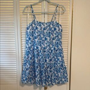 Lilly Pulitzer Blue and White Seashell Dress